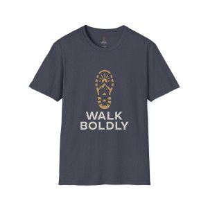 Walk Boldly Soft style T-Shirt, Courage Tee, Inspirational Shirt, Adventure Top, Encouragement Clothing, Minimalist Apparel - Image 29