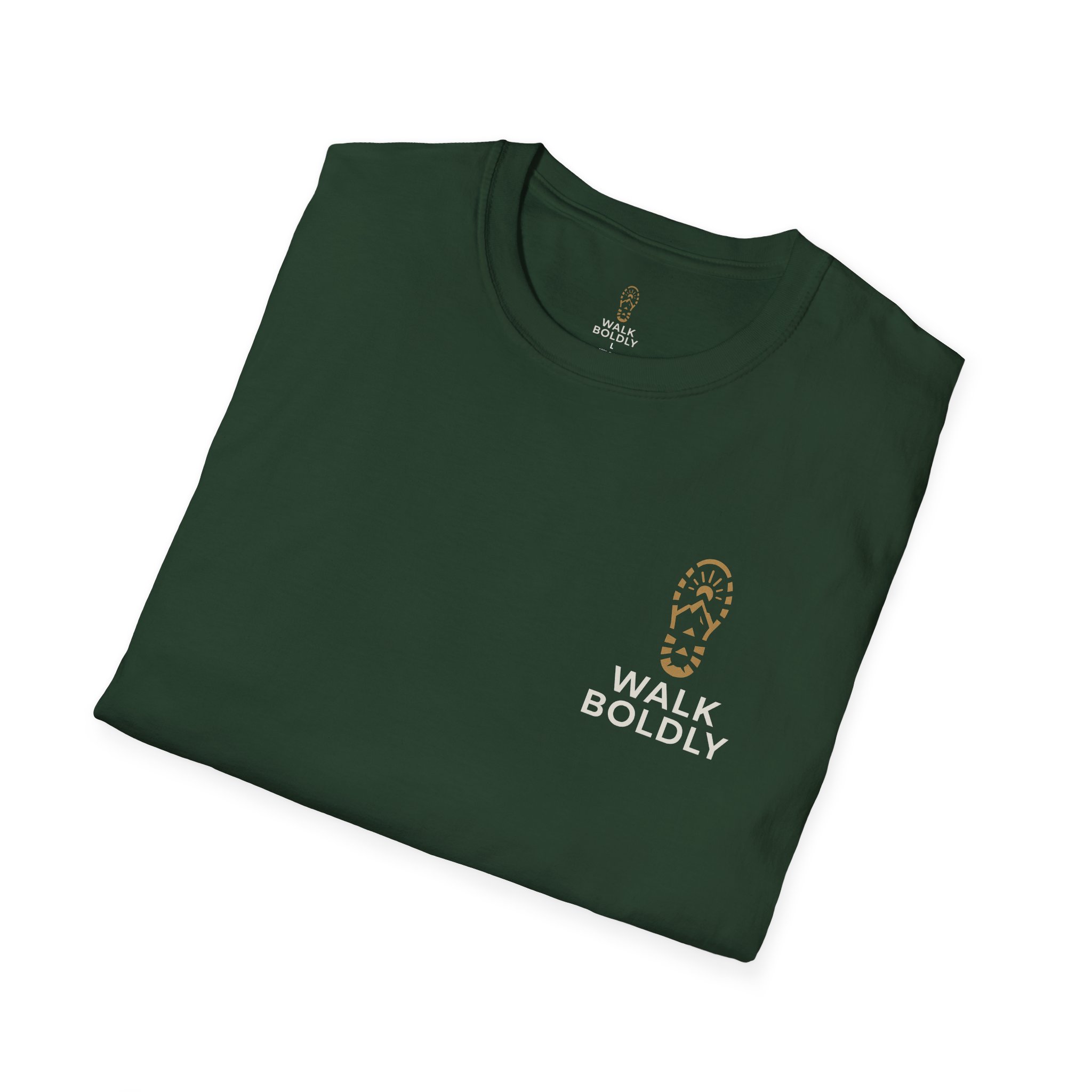 Walk Boldly Unisex Softstyle T-Shirt - Inspirational Tee, Men's Women's Graphic Shirt, Positive Quote Clothing, Motivational Top, Unique - Image 16