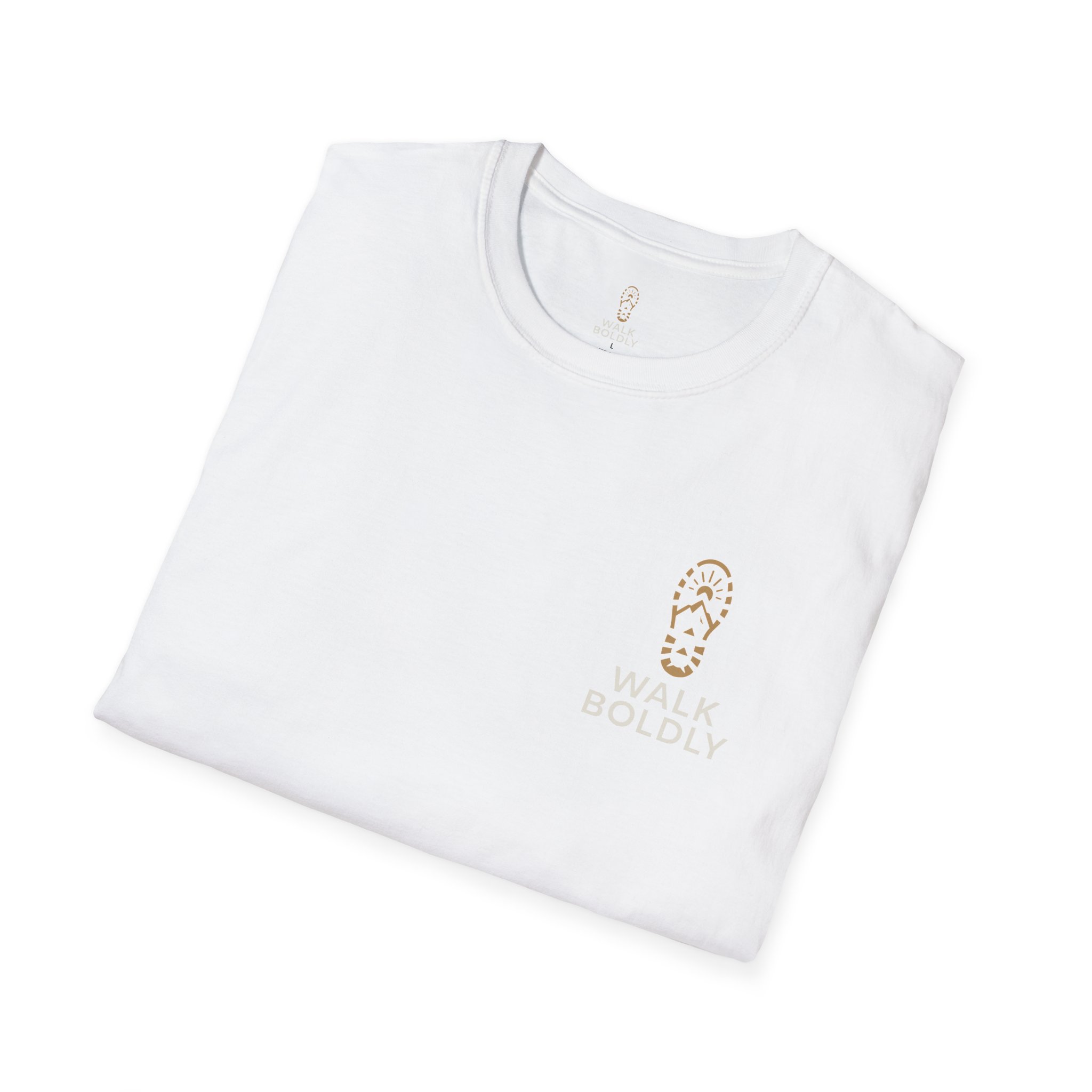 Walk Boldly Unisex Softstyle T-Shirt - Inspirational Tee, Men's Women's Graphic Shirt, Positive Quote Clothing, Motivational Top, Unique - Image 8