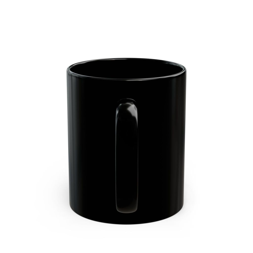 Walk Boldly Black Mug - Inspirational Coffee Cup, Motivational Gift for Friends